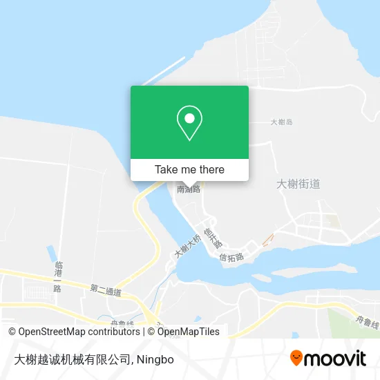大榭越诚机械有限公司 map