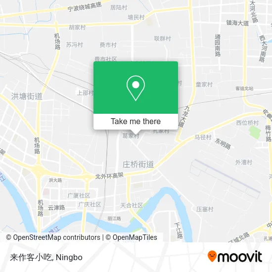 来作客小吃 map