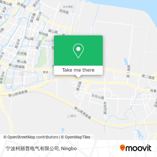 宁波柯丽普电气有限公司 map