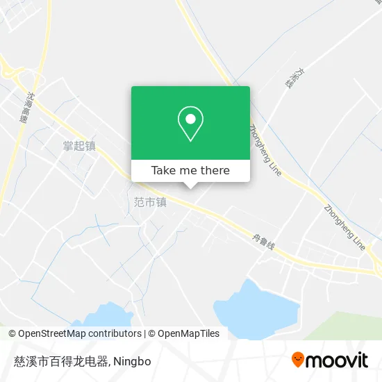 慈溪市百得龙电器 map