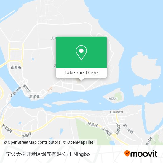 宁波大榭开发区燃气有限公司 map