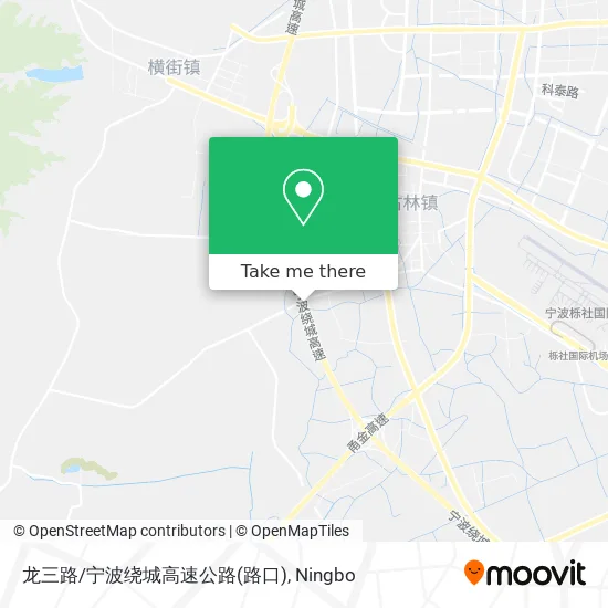 龙三路/宁波绕城高速公路(路口) map