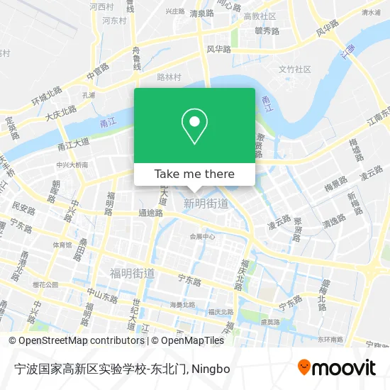 宁波国家高新区实验学校-东北门 map