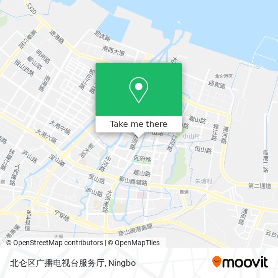 北仑区广播电视台服务厅 map