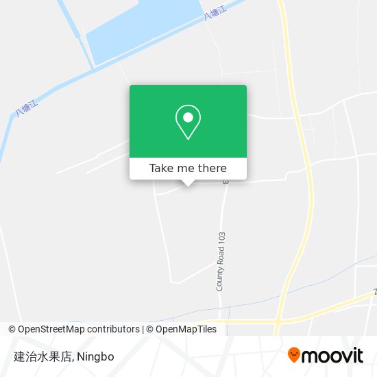 建治水果店 map