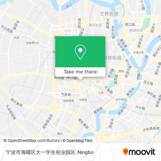 宁波市海曙区大一学生创业园区 map