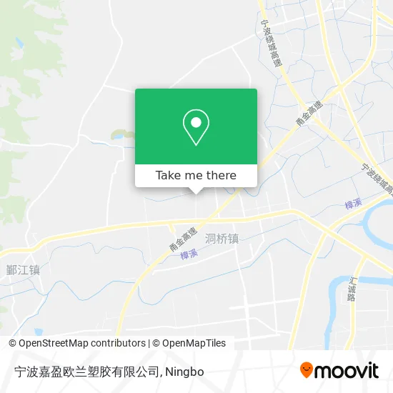 宁波嘉盈欧兰塑胶有限公司 map