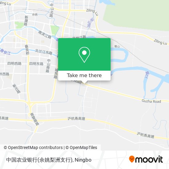 中国农业银行(余姚梨洲支行) map