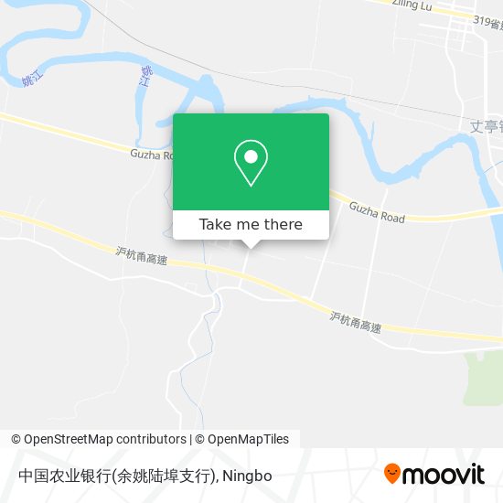 中国农业银行(余姚陆埠支行) map