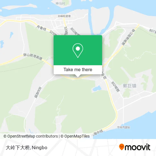 大岭下大桥 map