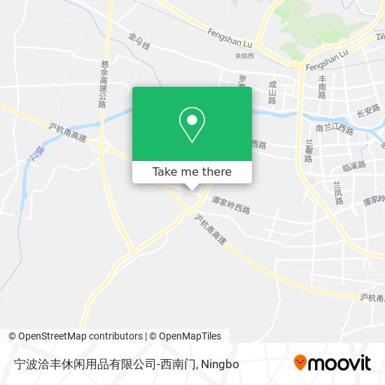 宁波洽丰休闲用品有限公司-西南门 map