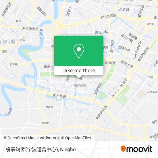 纷享销客(宁波运营中心) map