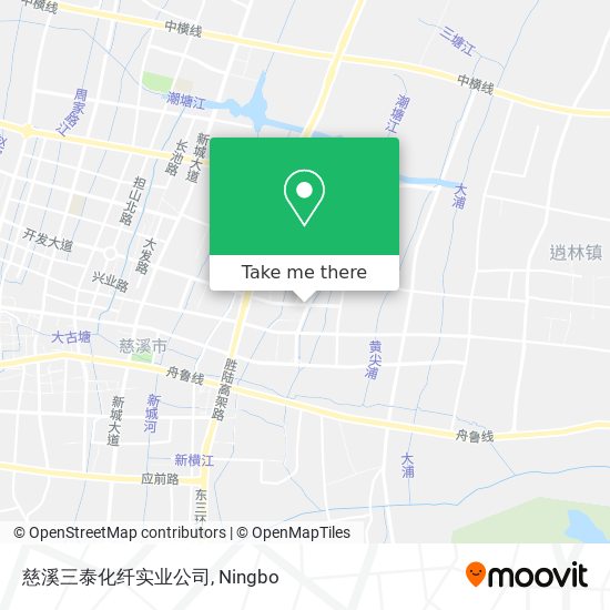 慈溪三泰化纤实业公司 map