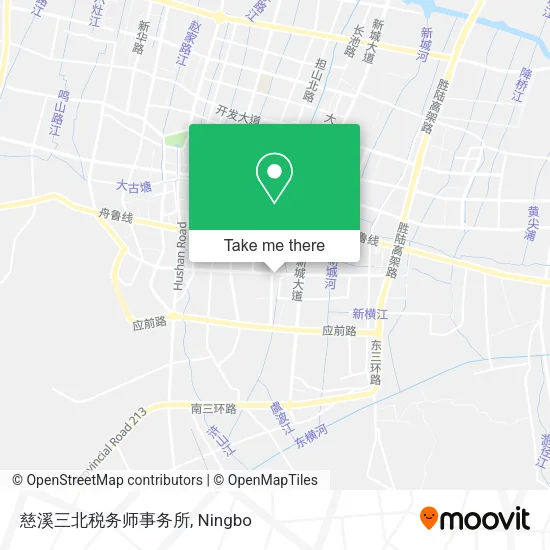 慈溪三北税务师事务所 map