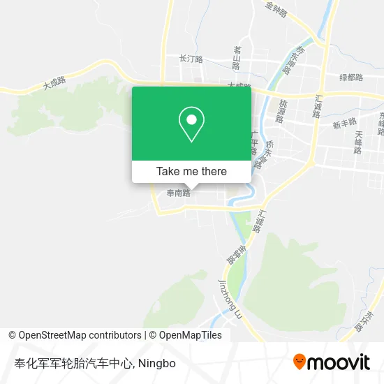 奉化军军轮胎汽车中心 map