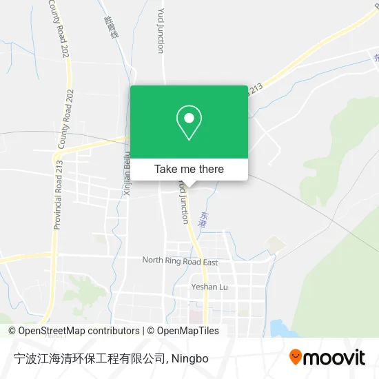 宁波江海清环保工程有限公司 map