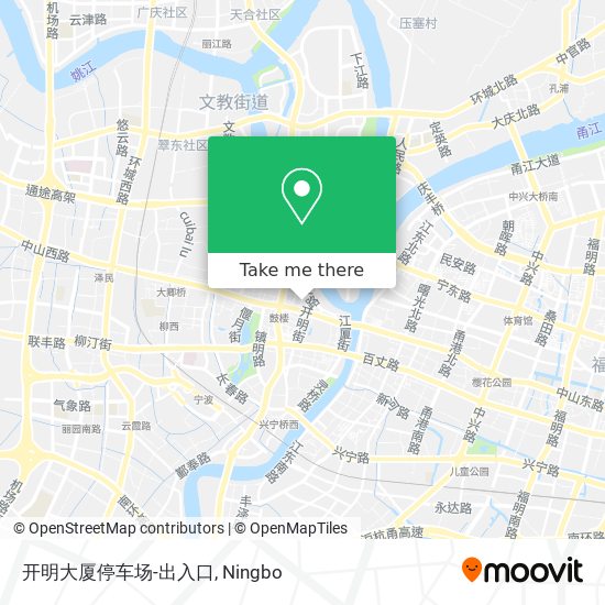 开明大厦停车场-出入口 map