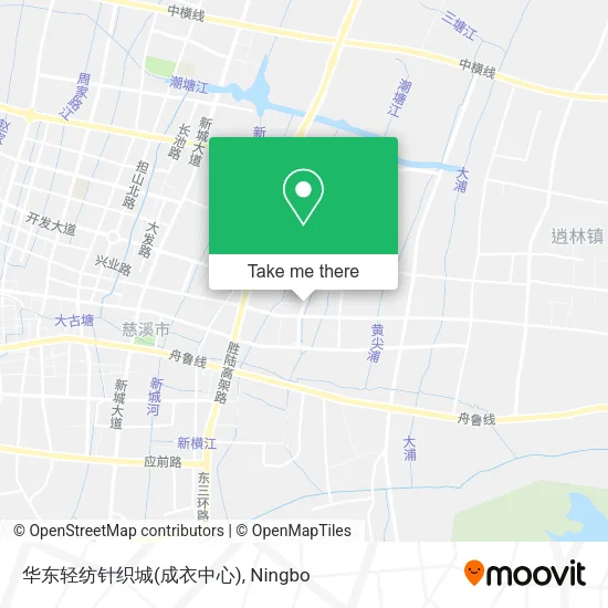 华东轻纺针织城(成衣中心) map