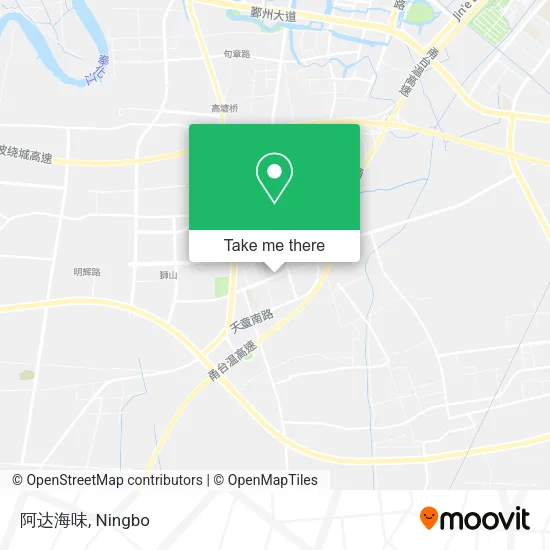 阿达海味 map