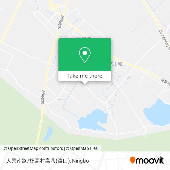 人民南路/杨高村高巷(路口) map