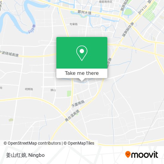 姜山红娘 map