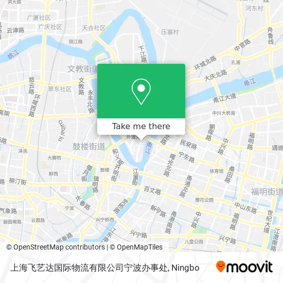 上海飞艺达国际物流有限公司宁波办事处 map