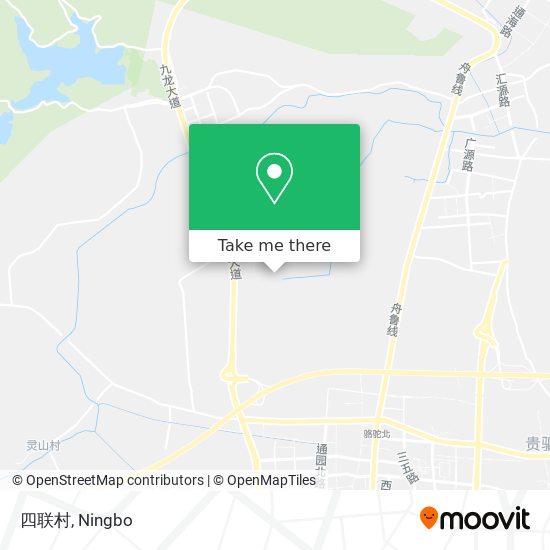 四联村 map