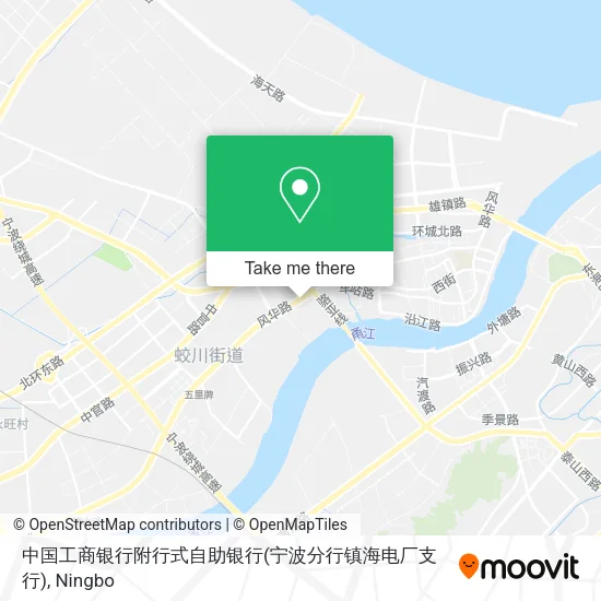 中国工商银行附行式自助银行(宁波分行镇海电厂支行) map