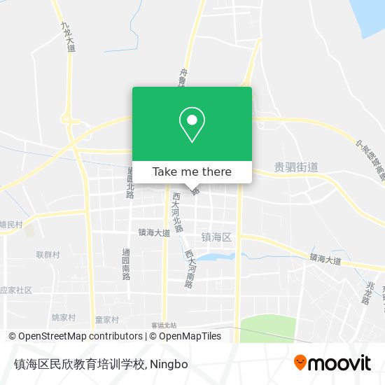 镇海区民欣教育培训学校 map