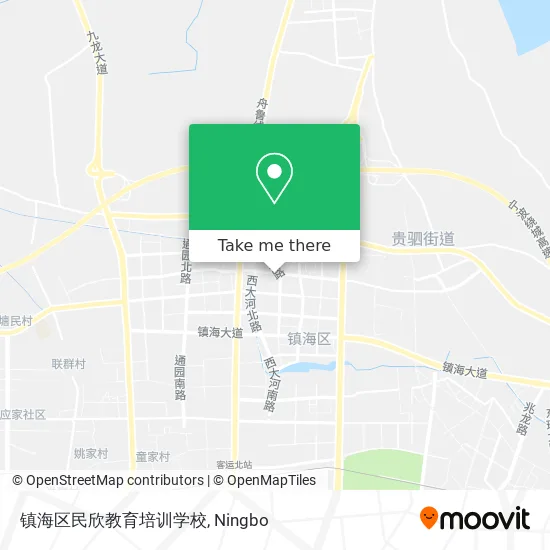 镇海区民欣教育培训学校 map