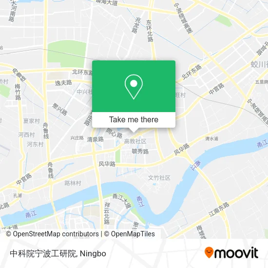 中科院宁波工研院 map