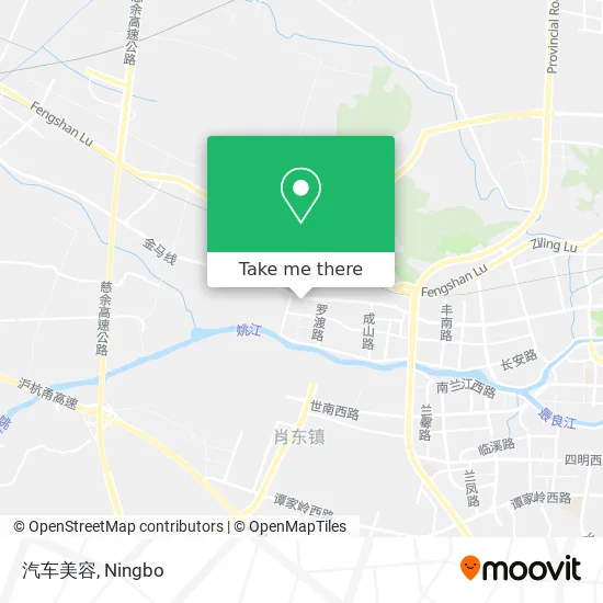汽车美容 map