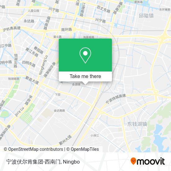 宁波伏尔肯集团-西南门 map