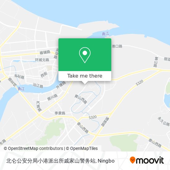 北仑公安分局小港派出所戚家山警务站 map