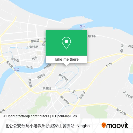 北仑公安分局小港派出所戚家山警务站 map