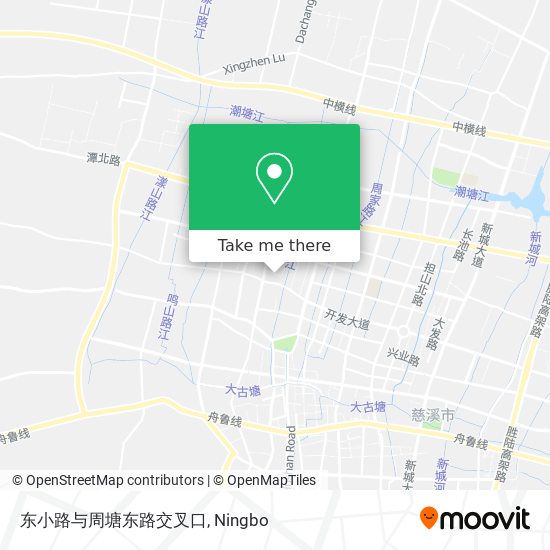 东小路与周塘东路交叉口 map
