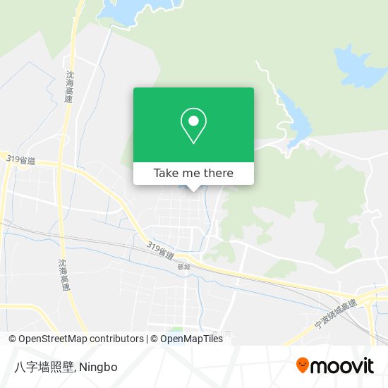 八字墙照壁 map