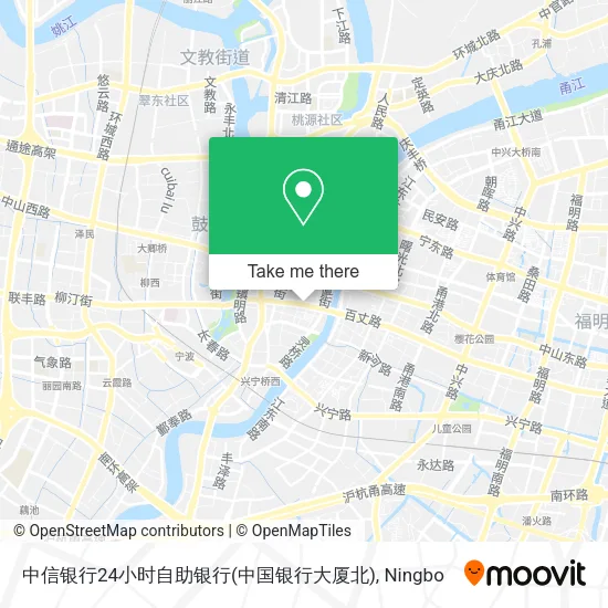 中信银行24小时自助银行(中国银行大厦北) map