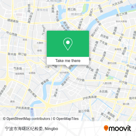 宁波市海曙区纪检委 map