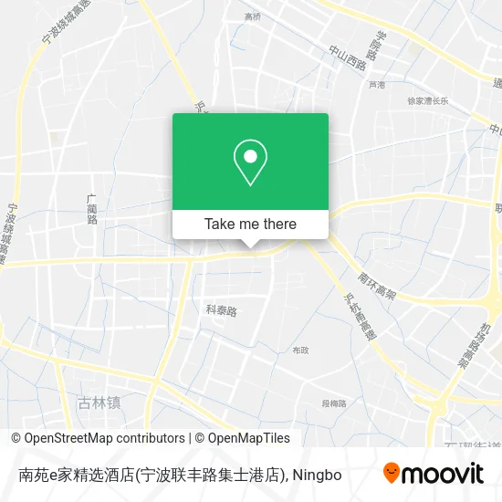 南苑e家精选酒店(宁波联丰路集士港店) map