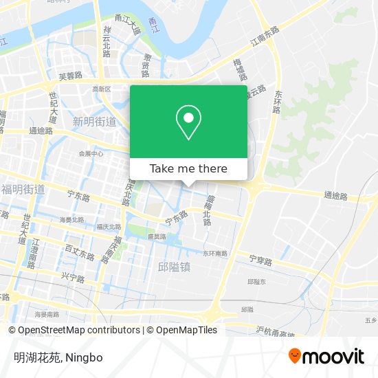 明湖花苑 map