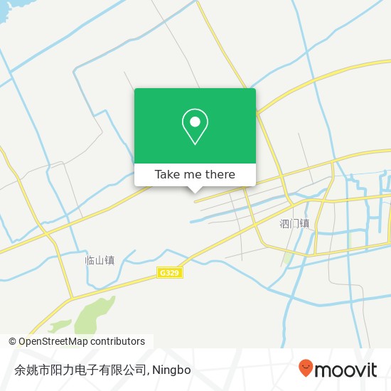 余姚市阳力电子有限公司 map