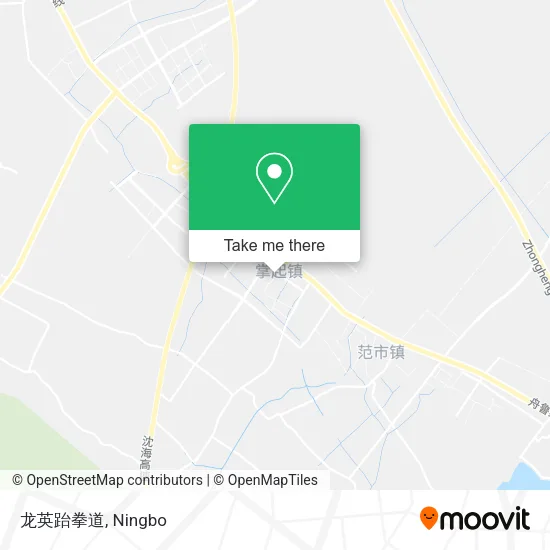 龙英跆拳道 map