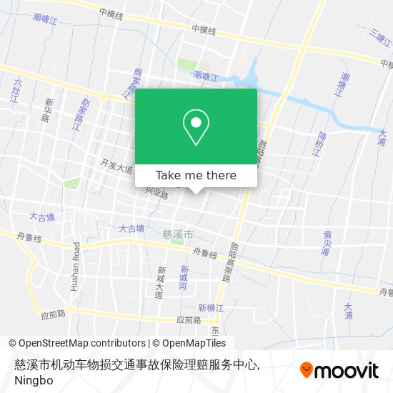 慈溪市机动车物损交通事故保险理赔服务中心 map