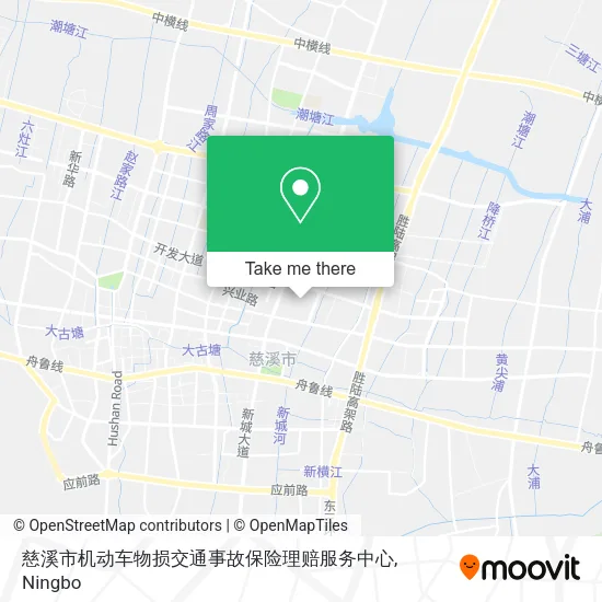 慈溪市机动车物损交通事故保险理赔服务中心 map