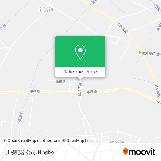 川樱电器公司 map
