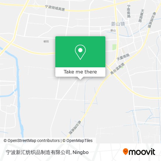 宁波新汇纺织品制造有限公司 map