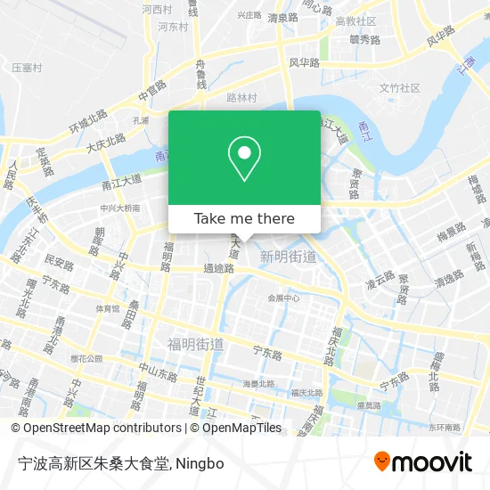 宁波高新区朱桑大食堂 map