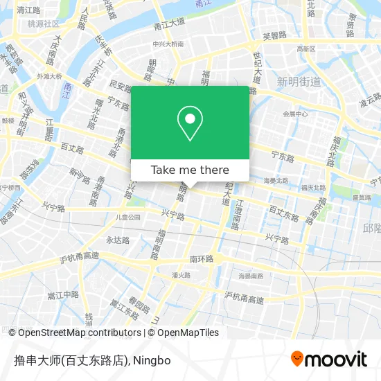 撸串大师(百丈东路店) map