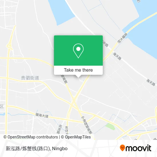 新泓路/炼蟹线(路口) map